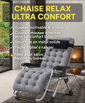 Prix :45000f au lieu 68000f        chaise orthopédique longue d'intérieur à hauteur réglable, fauteuil à bascule inclinable manuel avec dossier solide, rembourrage en coton ,idéal pour la chambre à coucher, facile à transporter et pliable
